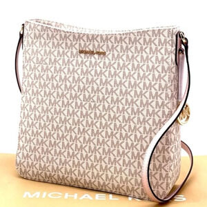 Michael Kors Large Messenger Crossbody Bag Powder Blush Multi